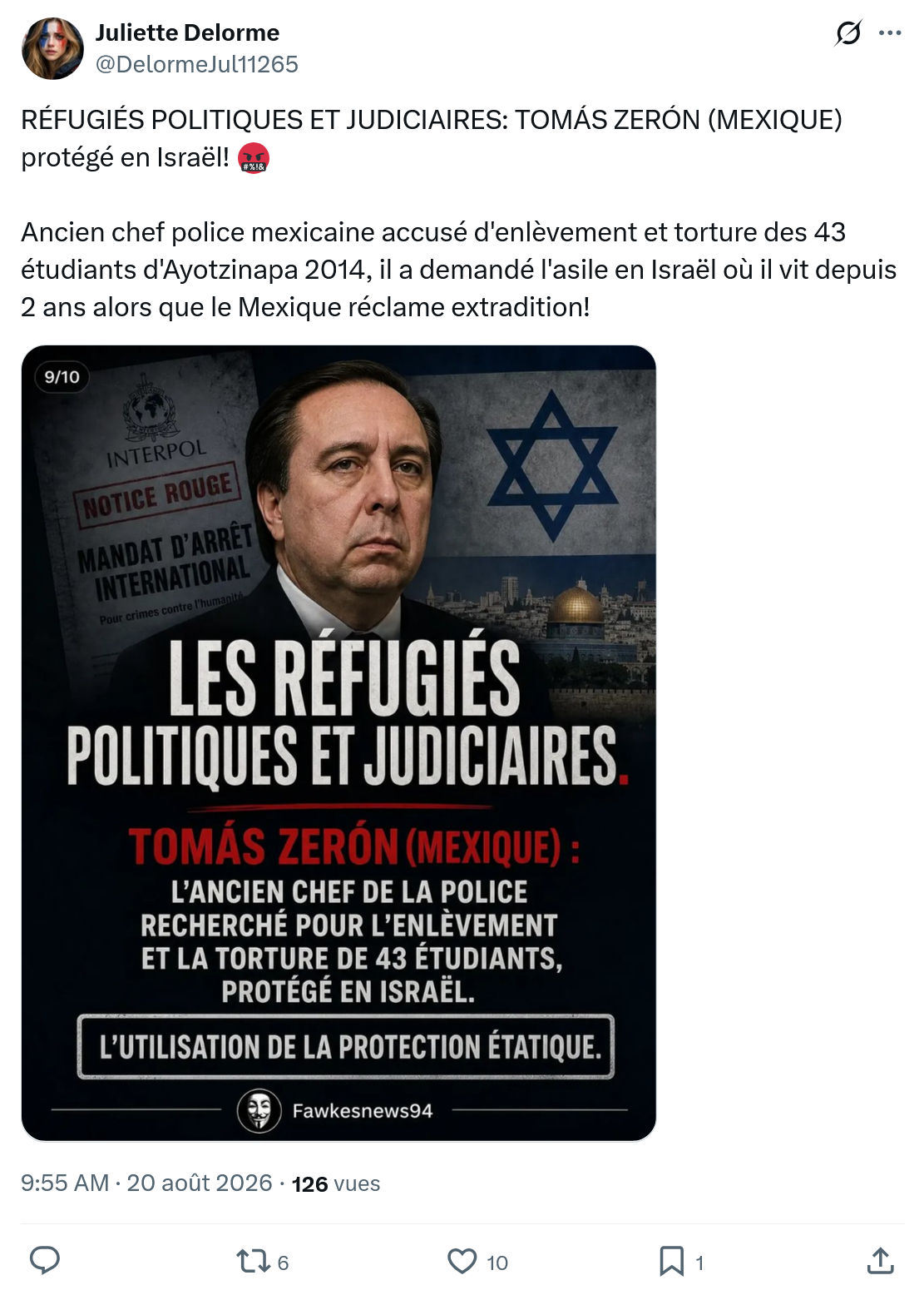 Juliette Delorme: Ancien chef police mexicaine accusé...