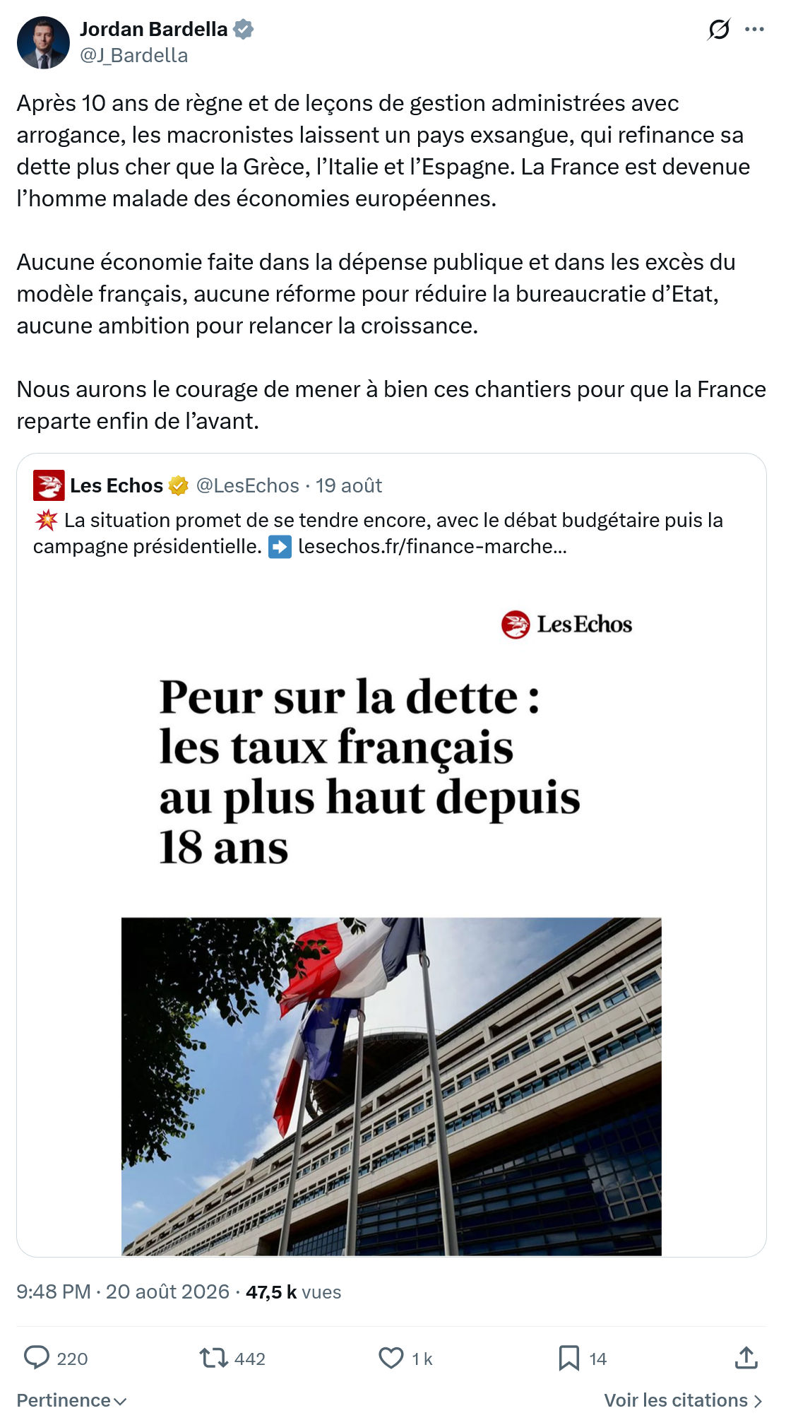 Jordan Bardella: Après 10 ans de règne et de leçons...