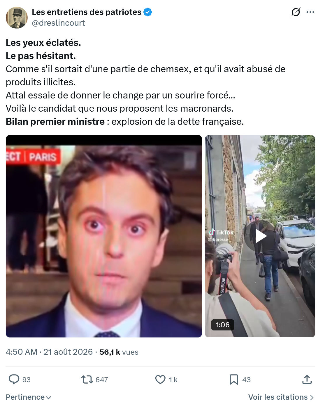 Marquis de Dreslincourt: Les yeux éclatés...