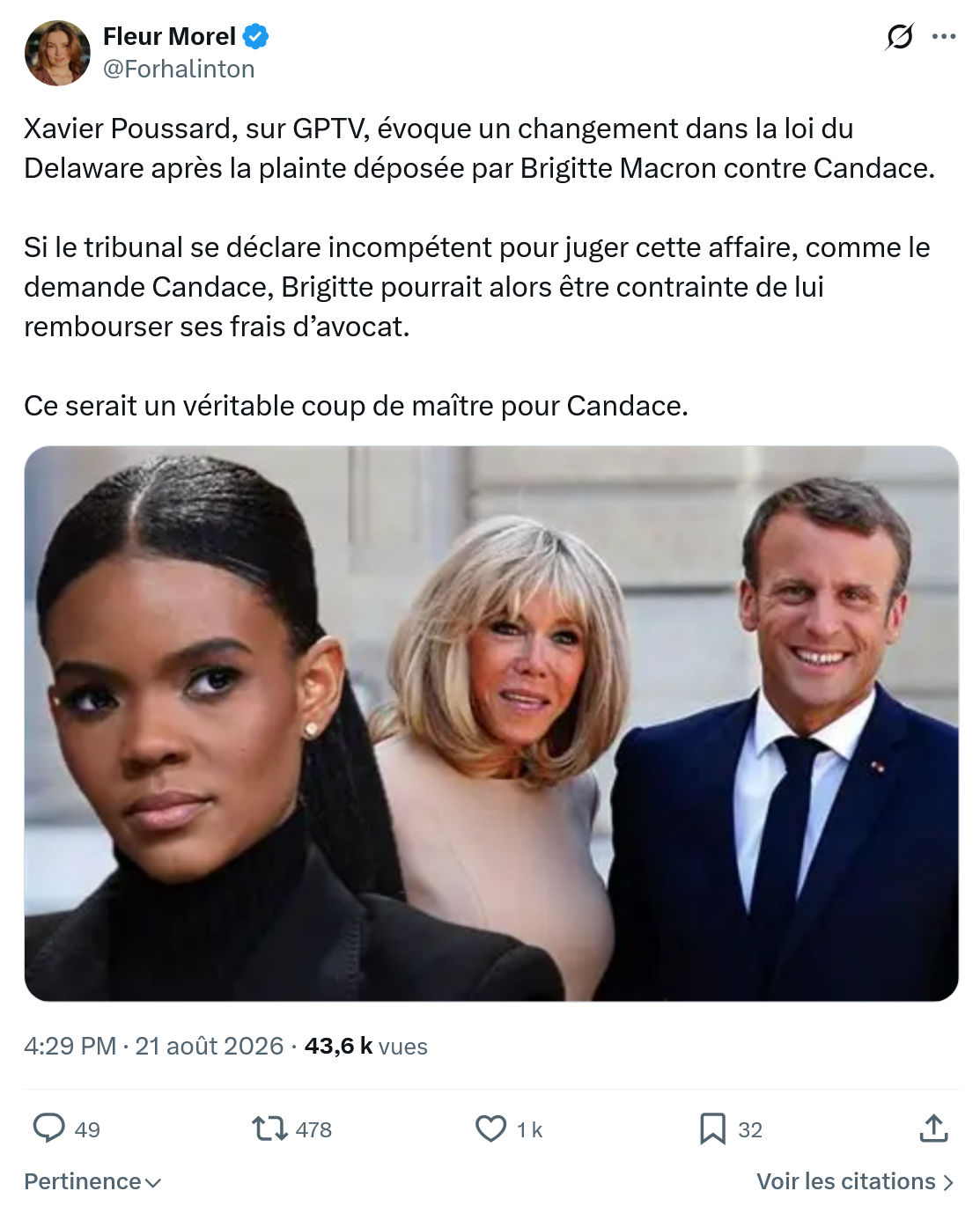 Fleur Morel: Xavier Poussard, sur GPTV...