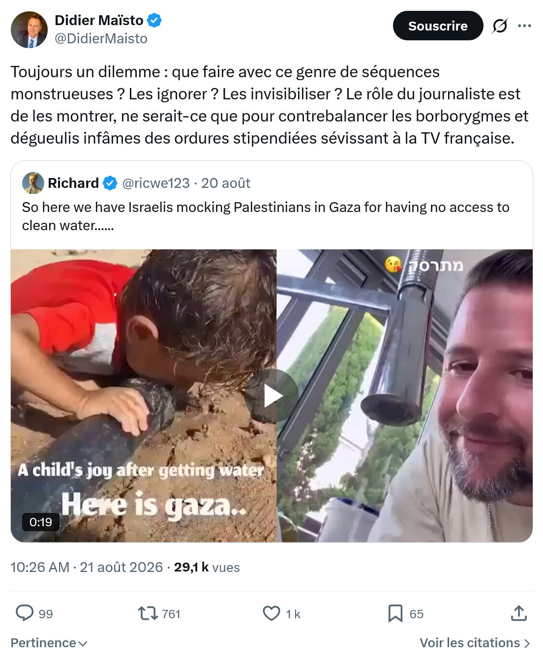 Didier Maïsto: Toujours un dilemme...