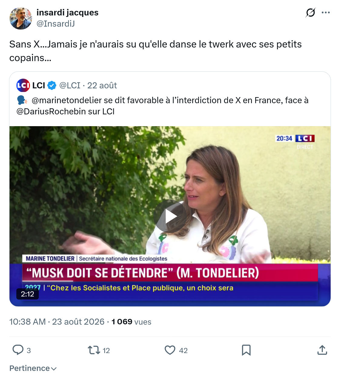 Insardi Jacques: Sans X...Jamais je n'aurais...