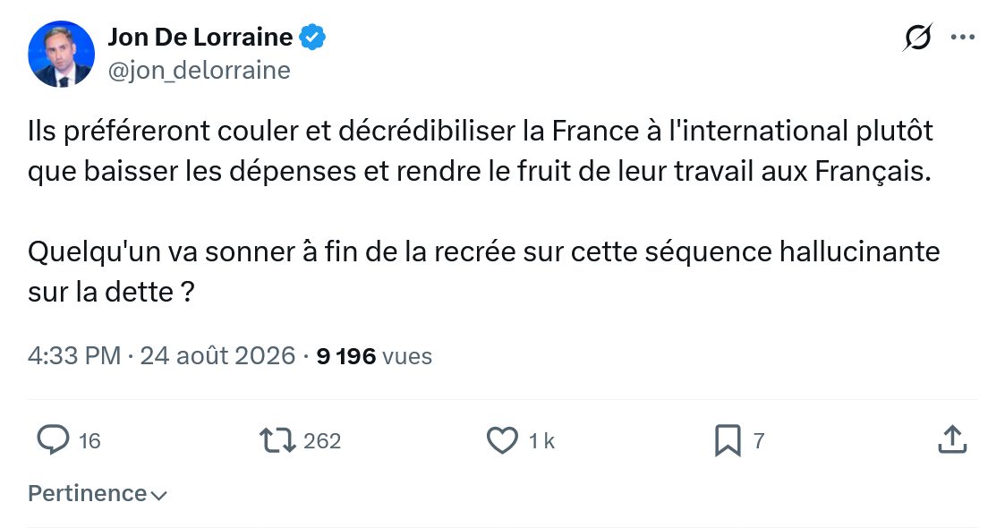 Jon De Lorraine: Ils préféreront couler et décrédibiliser...