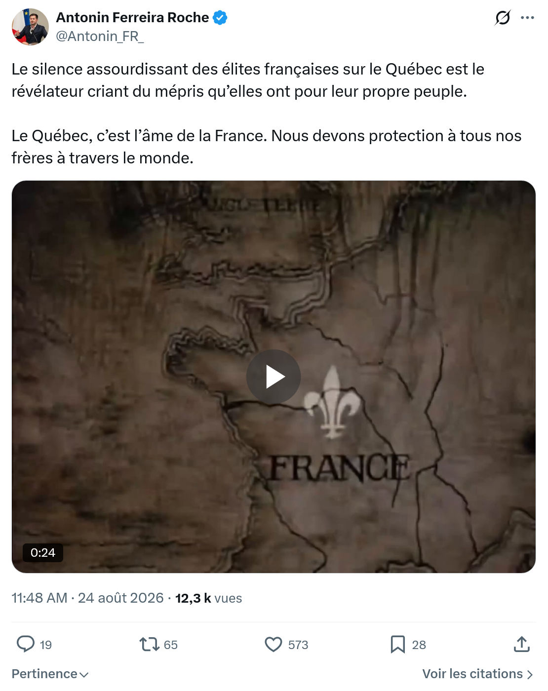 Antonin Ferreira Roche: Le silence assourdissant des élites...