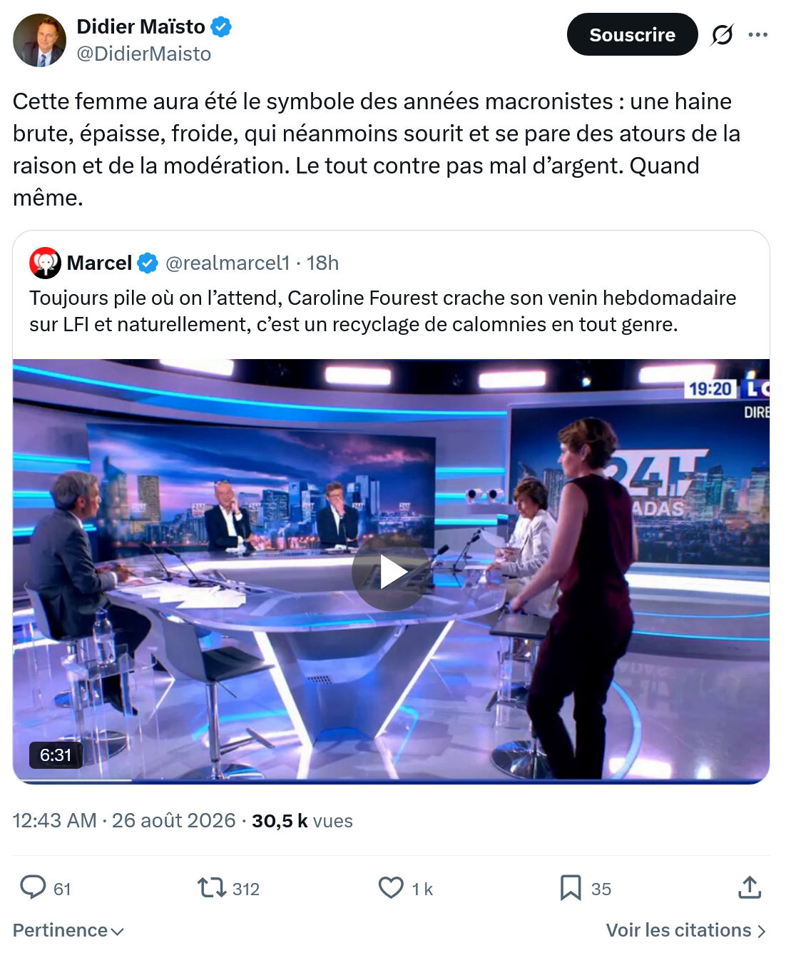 Didier Maïsto: Cette femme aura été le symbole...