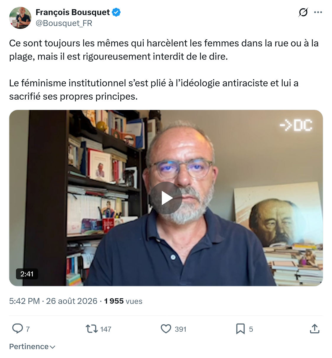 François Bousquet: Ce sont toujours les mêmes...