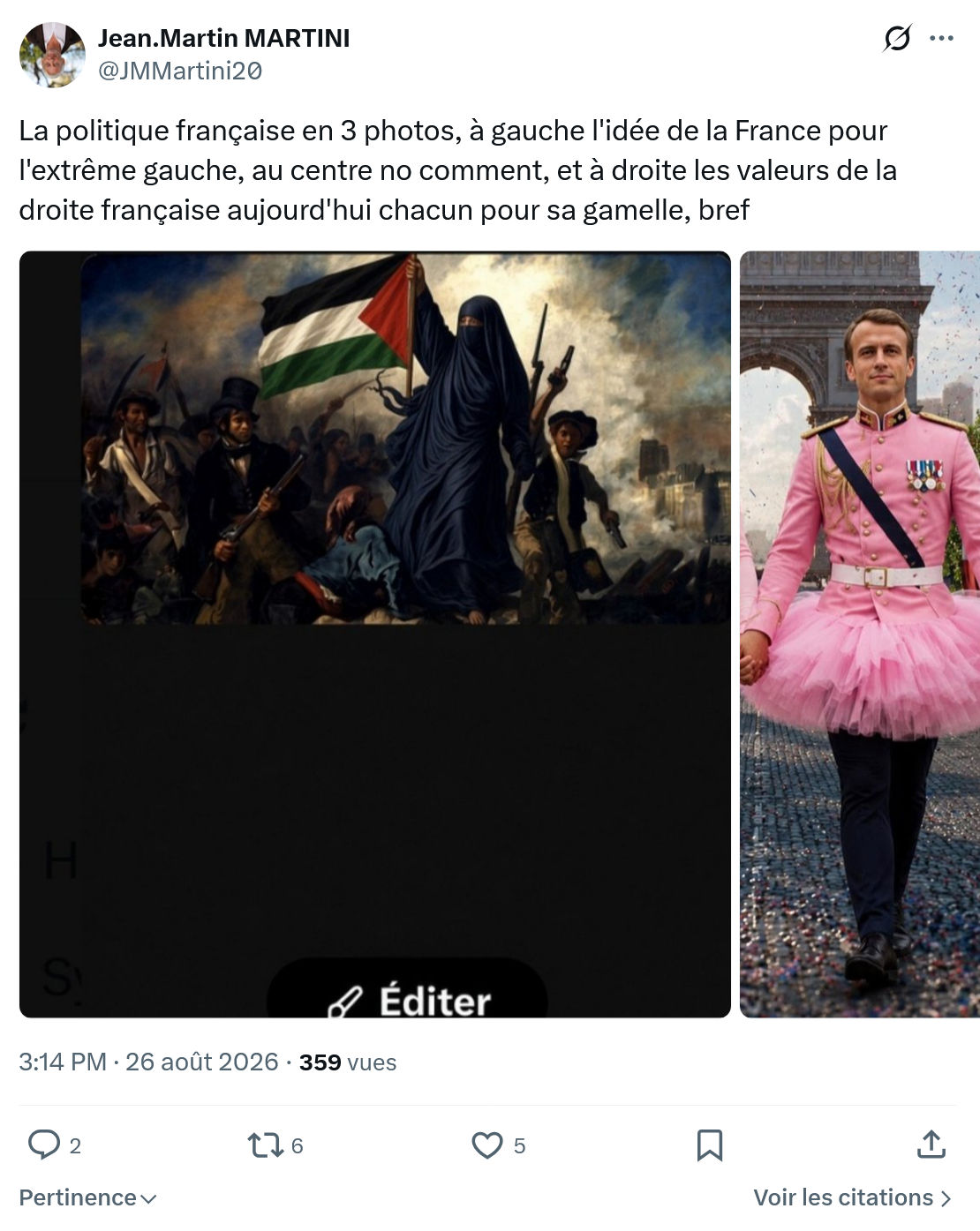 Jean-Martin Martini: La politique française en 3 photos...