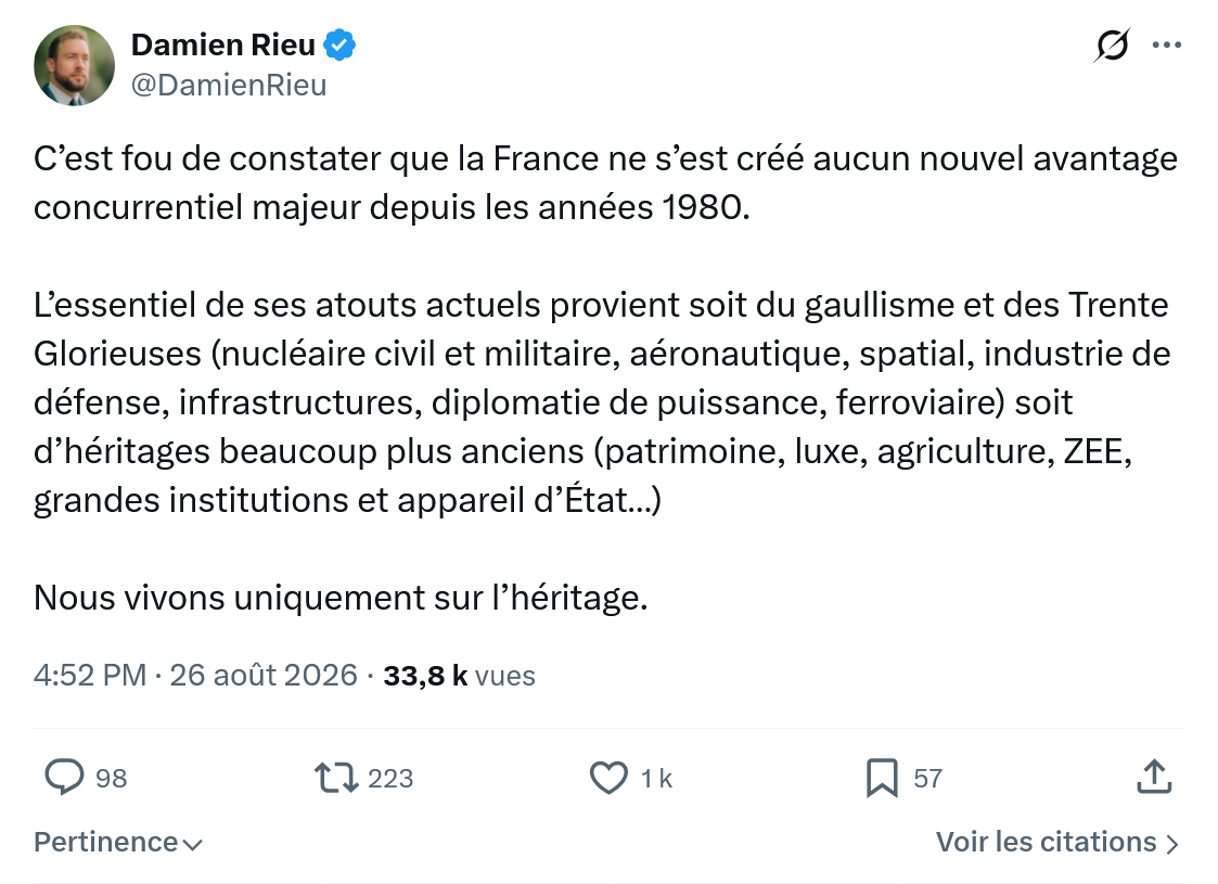 Damien Rieu: C’est fou de constater que la France...
