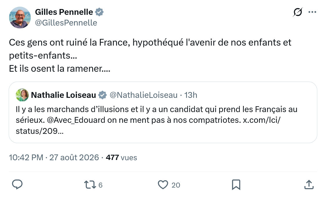 Gilles Pennelle: Ces gens ont ruiné la France...