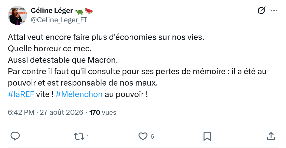 Céline Léger: Attal veut encore faire plus...