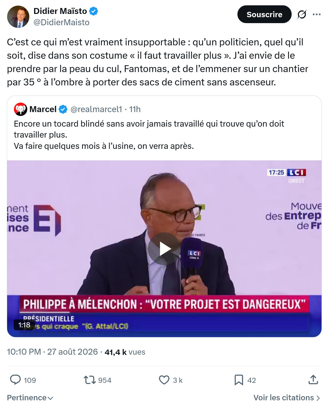 Didier Maïsto: C’est ce qui m’est vraiment insupportable...