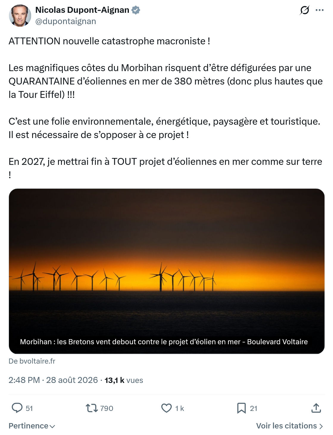 Nicolas Dupont-Aignan: ATTENTION nouvelle catastrophe macroniste...