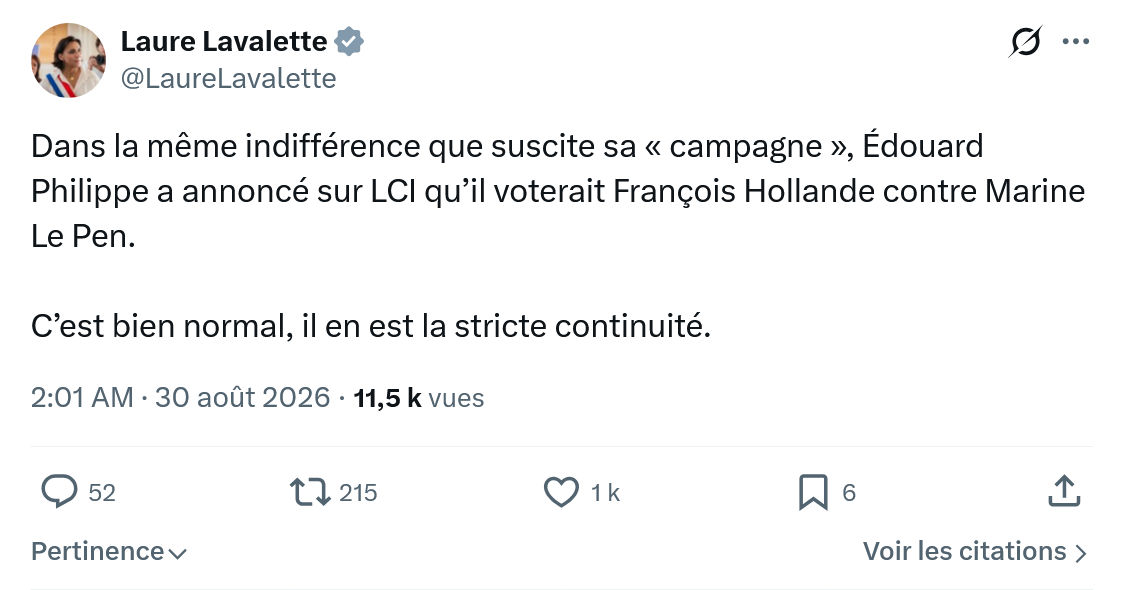 Laure Lavalette: Dans la même indifférence...