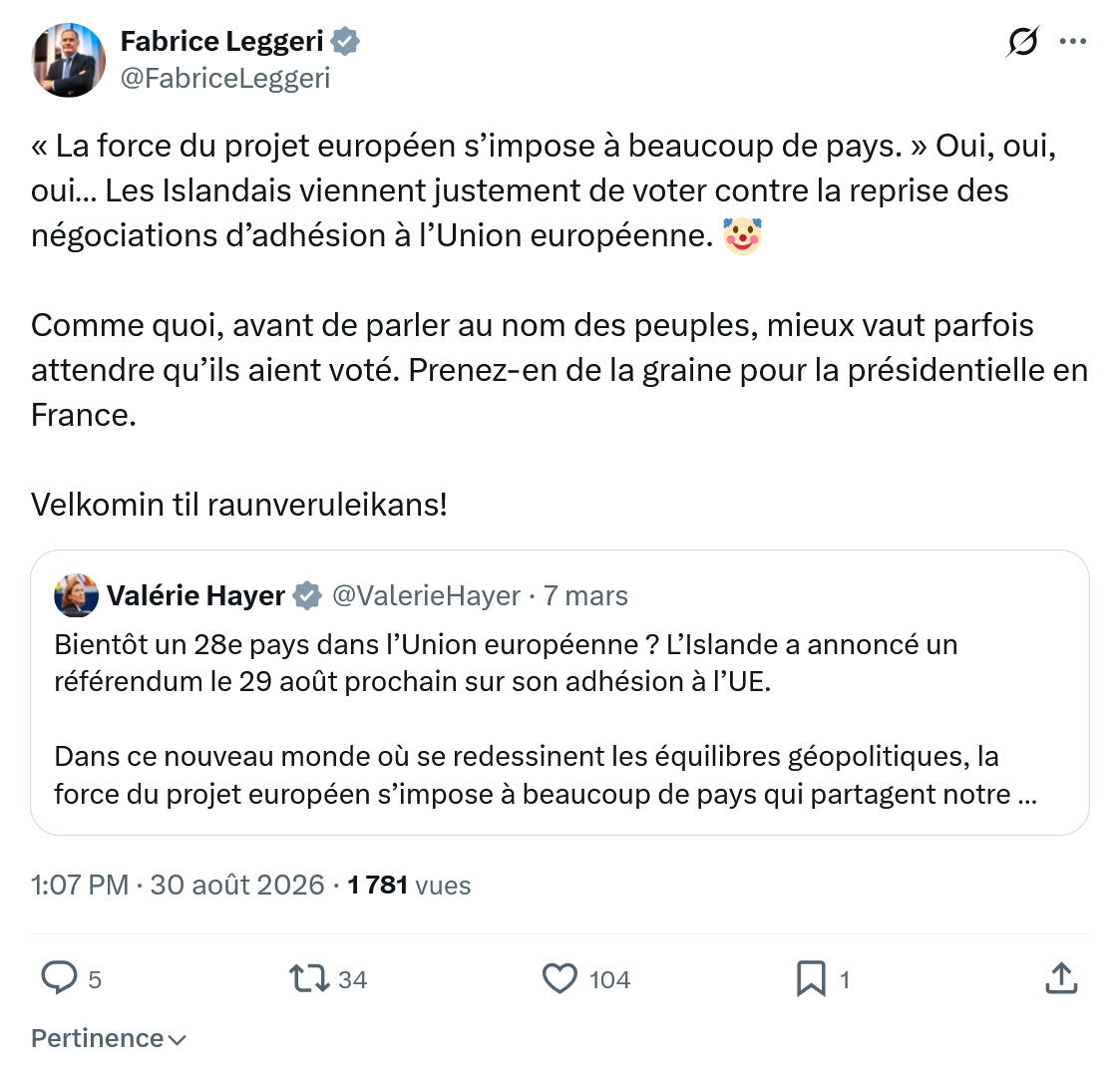 Fabrice Leggeri: « La force du projet européen...