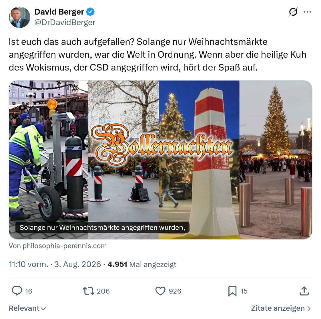 David Berger: Ist euch das auch aufgefallen...