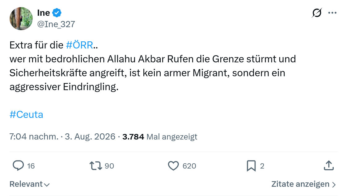 Ine: Extra für die #ÖRR...
