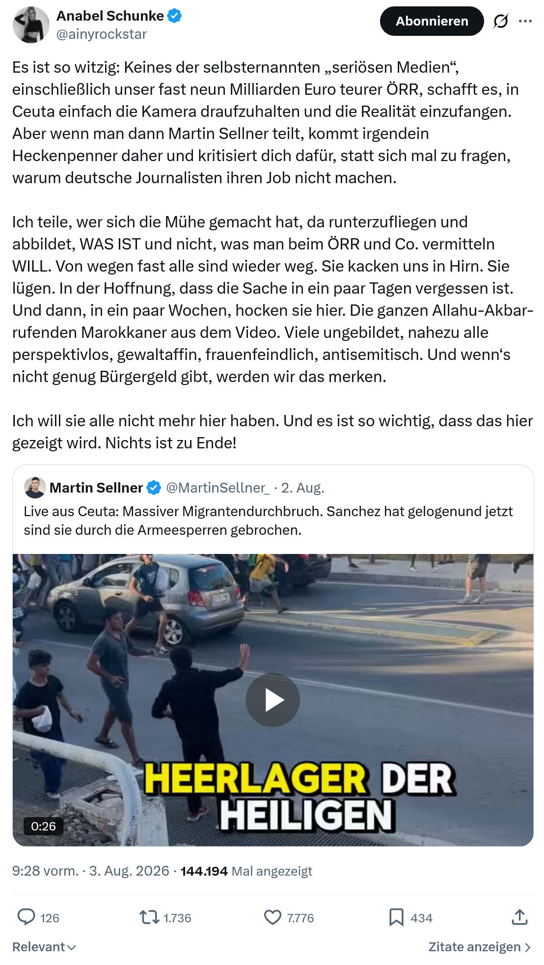 Anabel Schunke: Es ist so witzig...