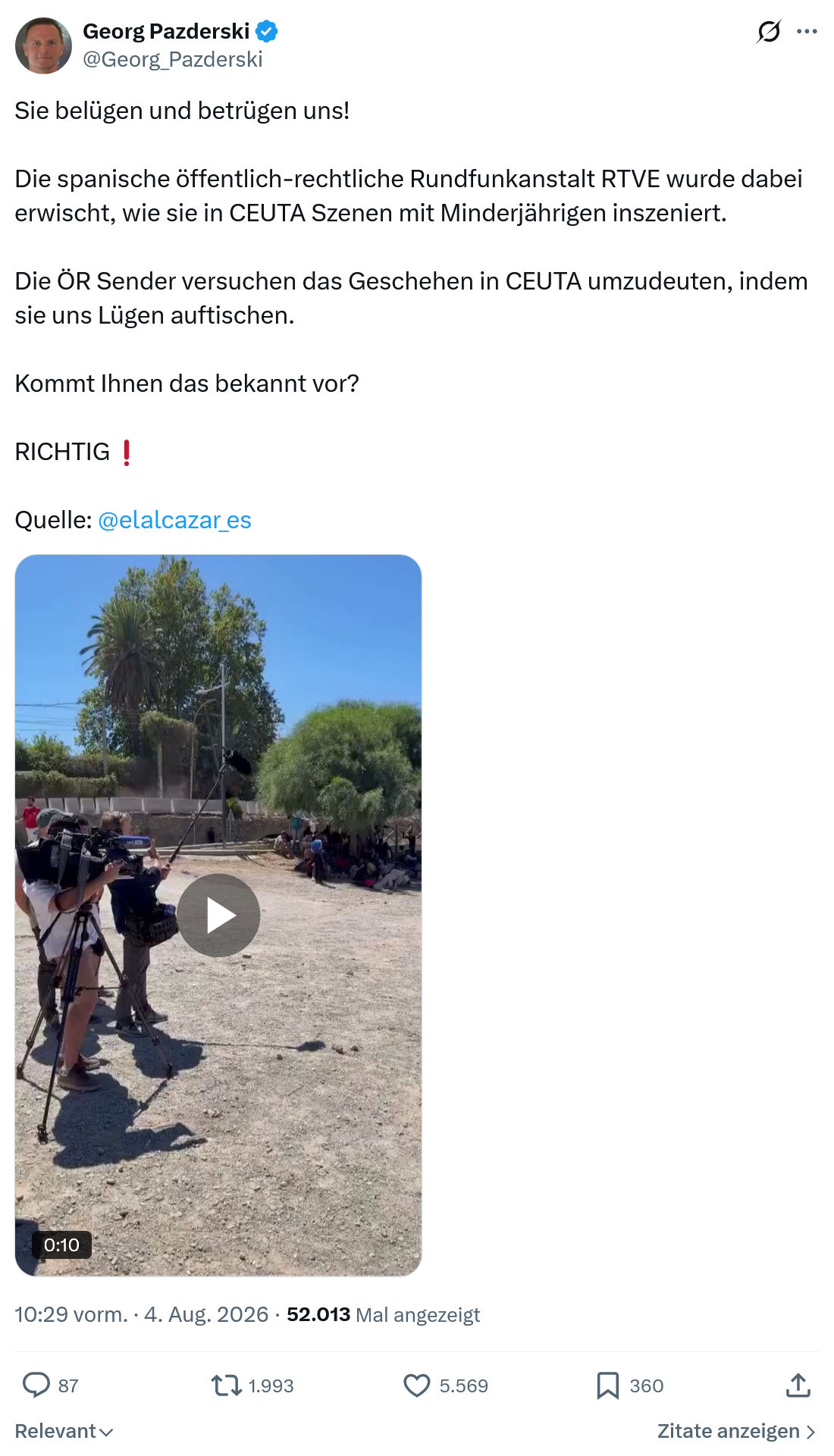 Georg Pazderski: Sie belügen und betrügen uns...