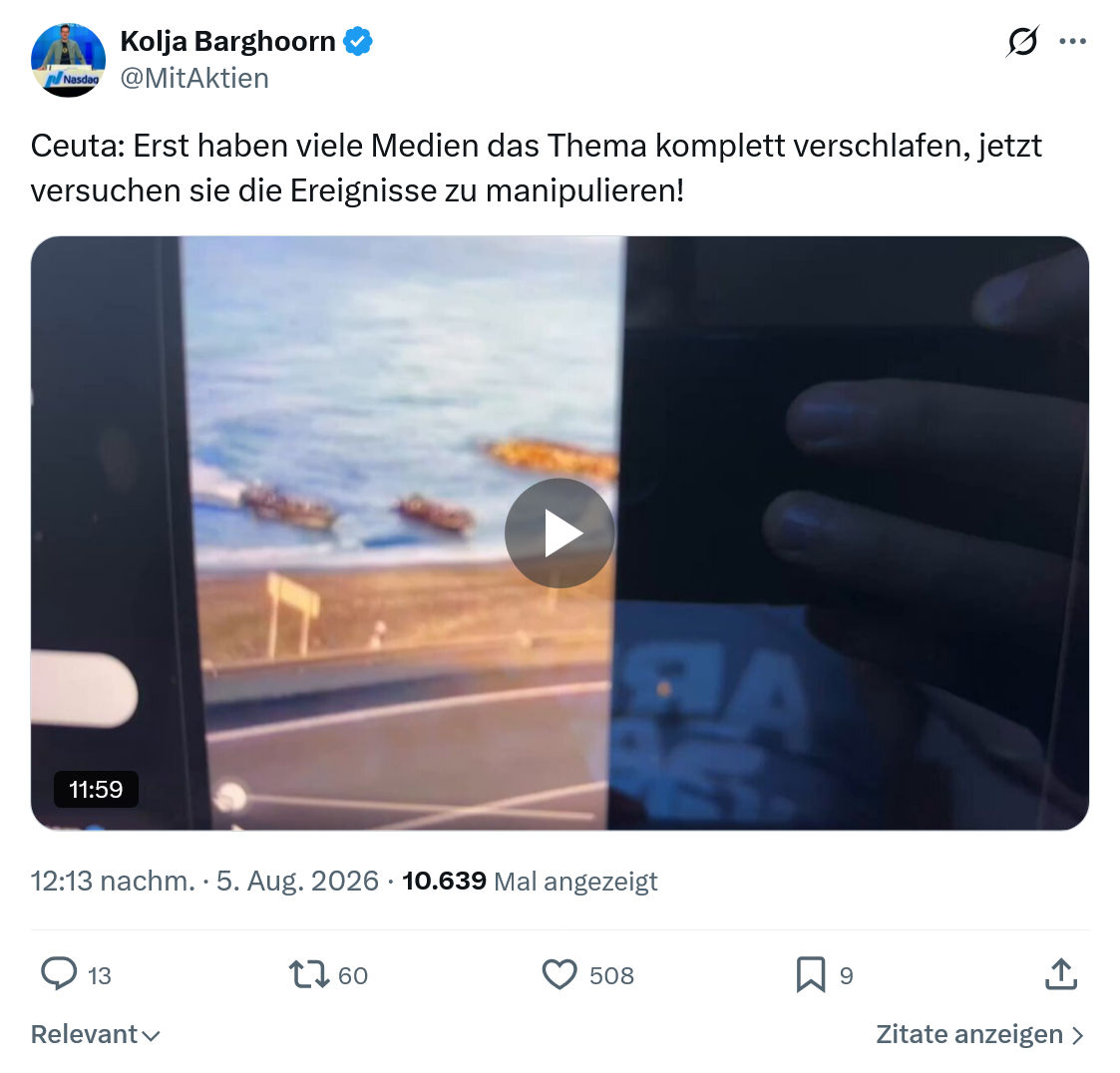 Kolja Barghoorn: Ceuta...
