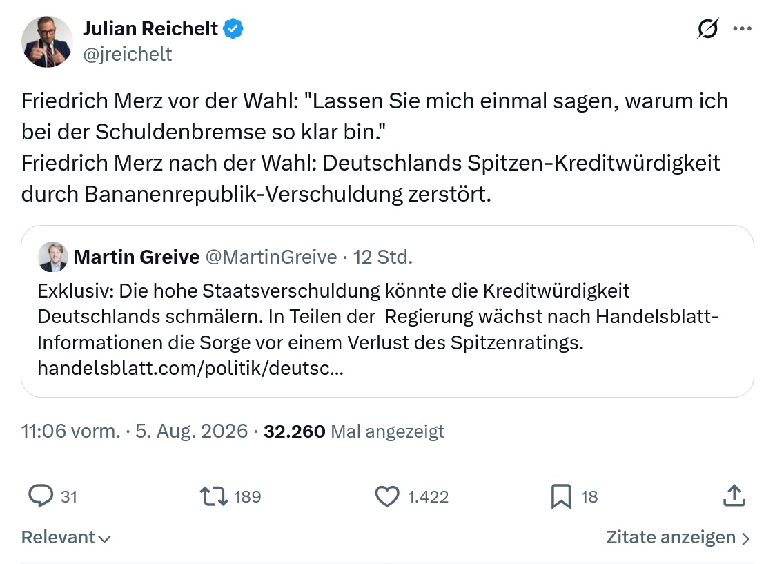 Julian Reichelt: Friedrich Merz vor der Wahl...