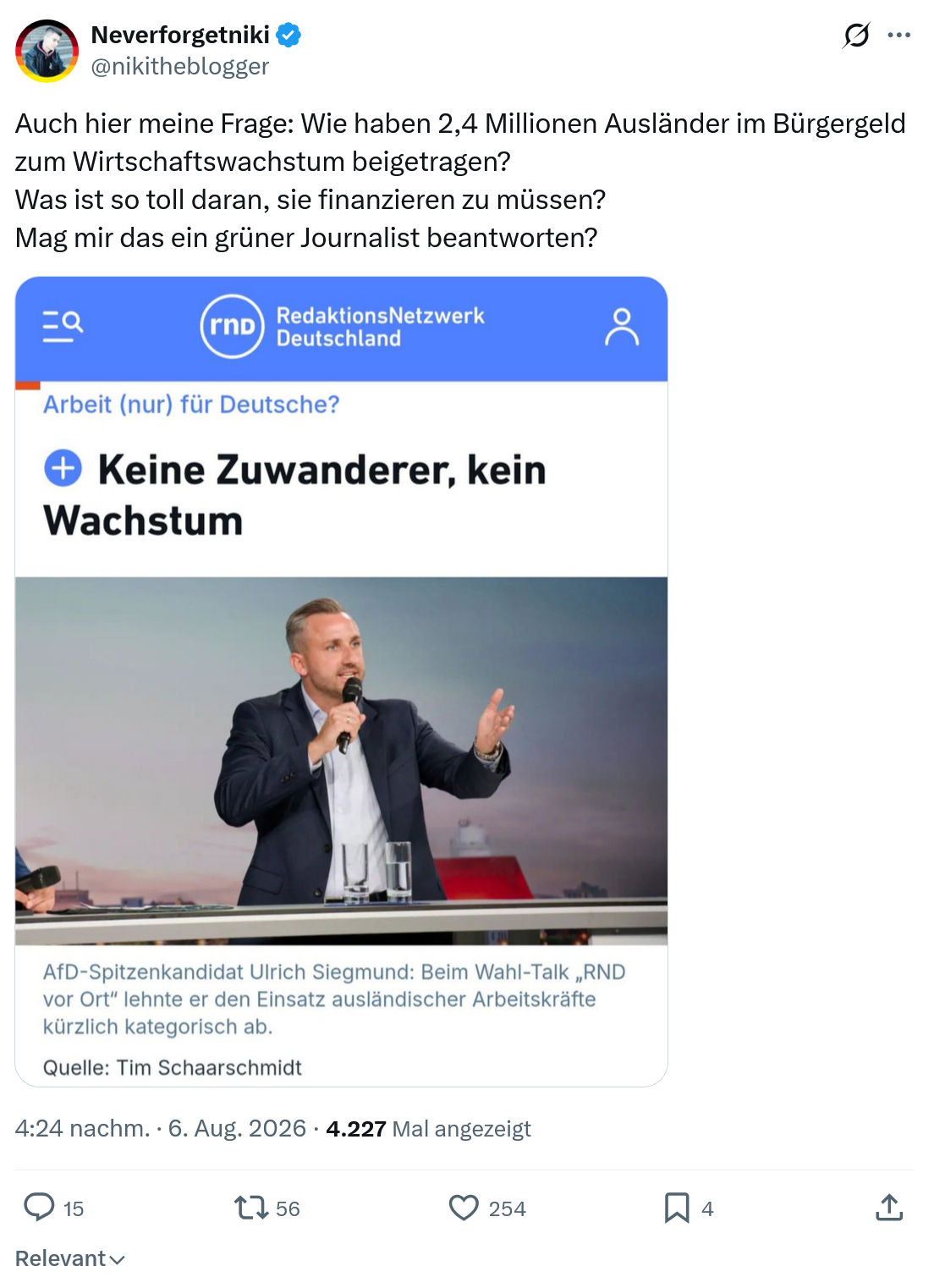 Neverforgetniki: Auch hier meine Frage...