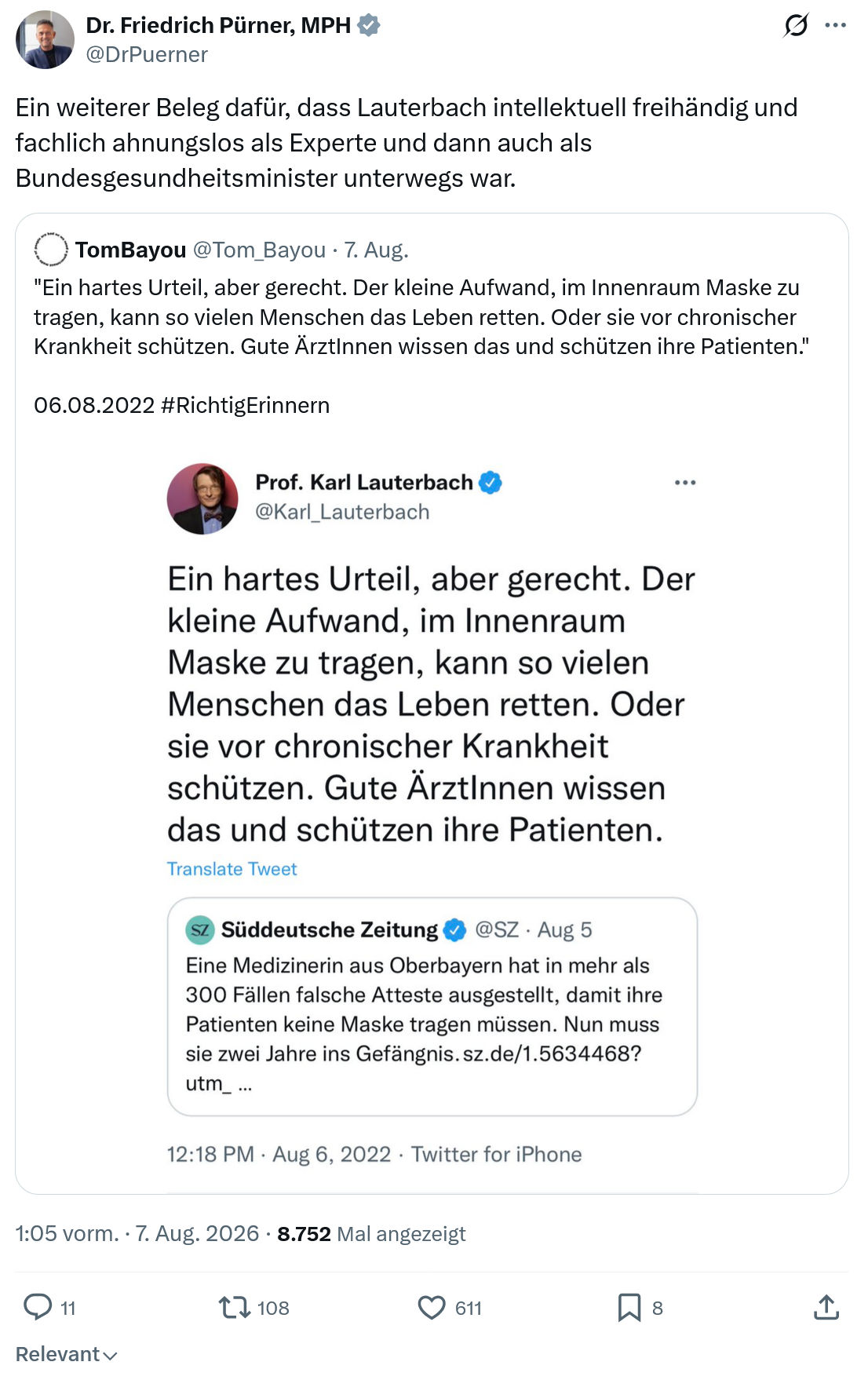 Friedrich Pürner: Ein weiterer Beleg dafür...