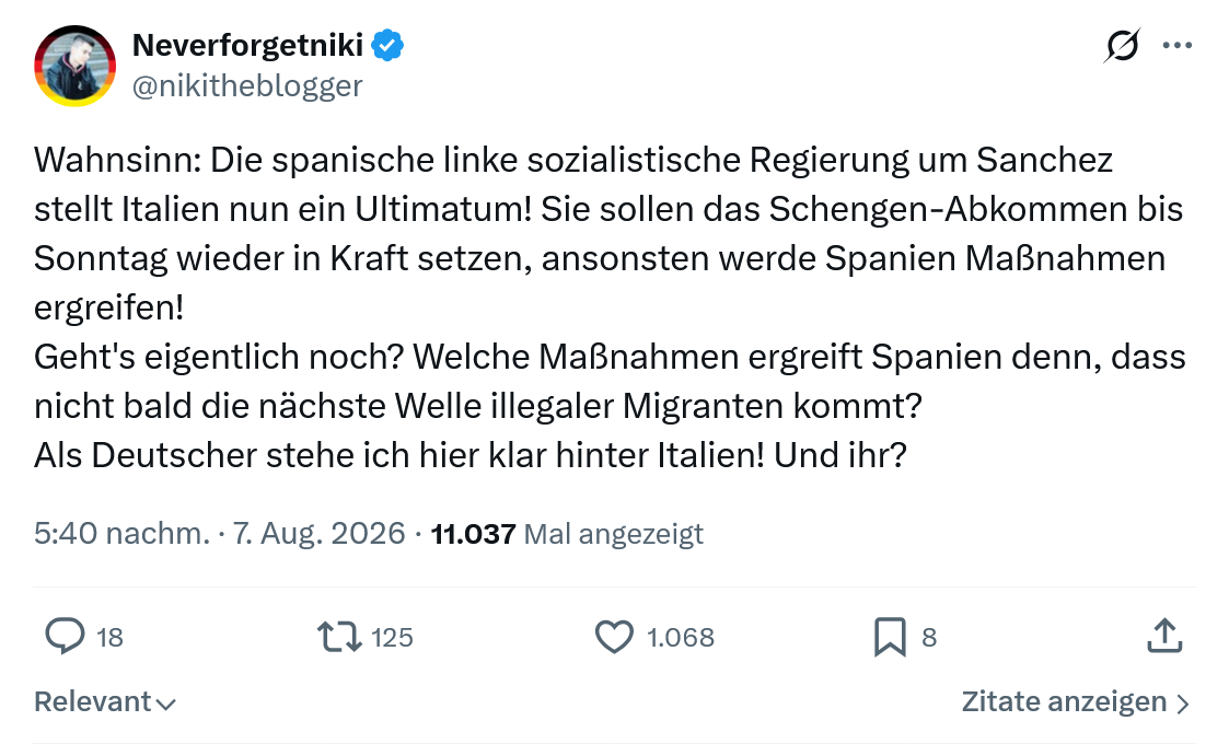 Neverforgetniki: Wahnsinn...