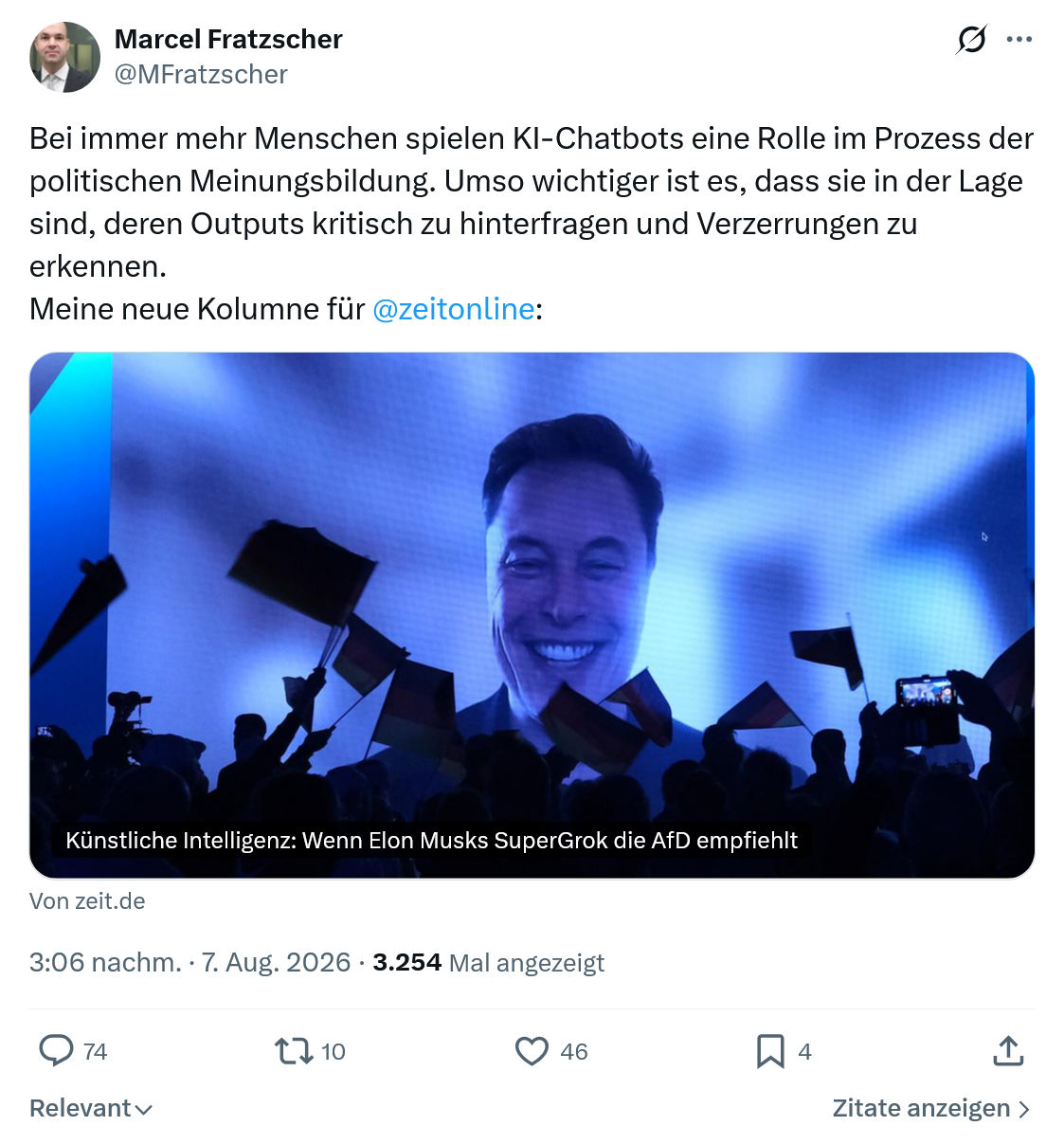 Marcel Fratzscher: Bei immer mehr Menschen...
