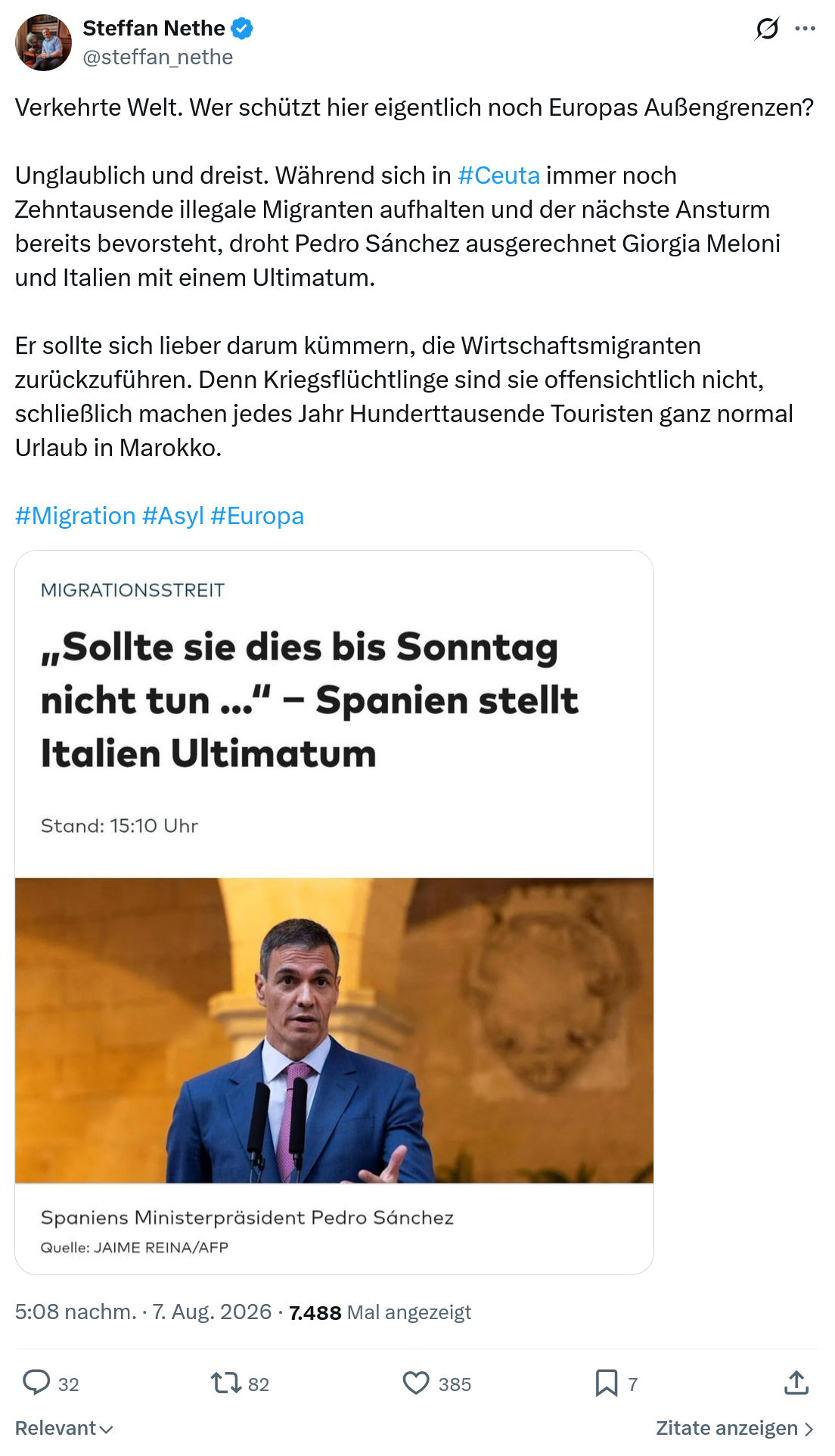 Steffan Nethe: Verkehrte Welt...
