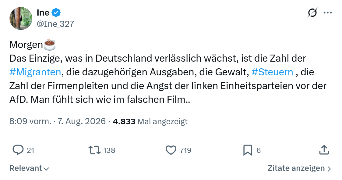Ine: Das Einzige, was in Deutschland...