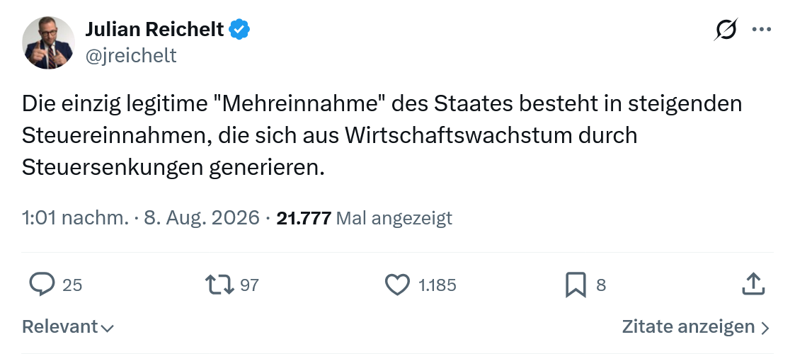 Julian Reichelt: Die einzig legitime...