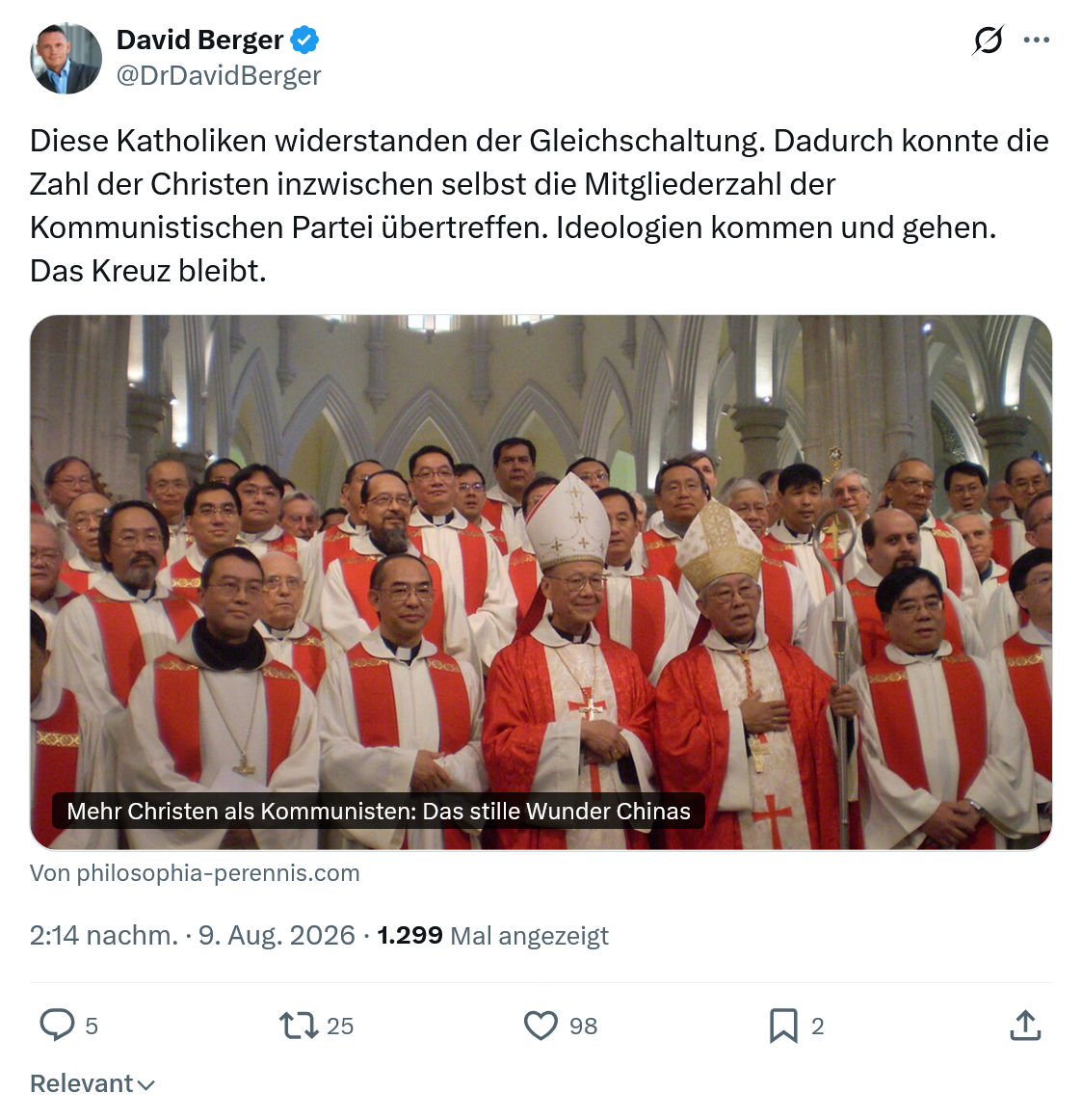 David Berger: Diese Katholiken widerstanden...