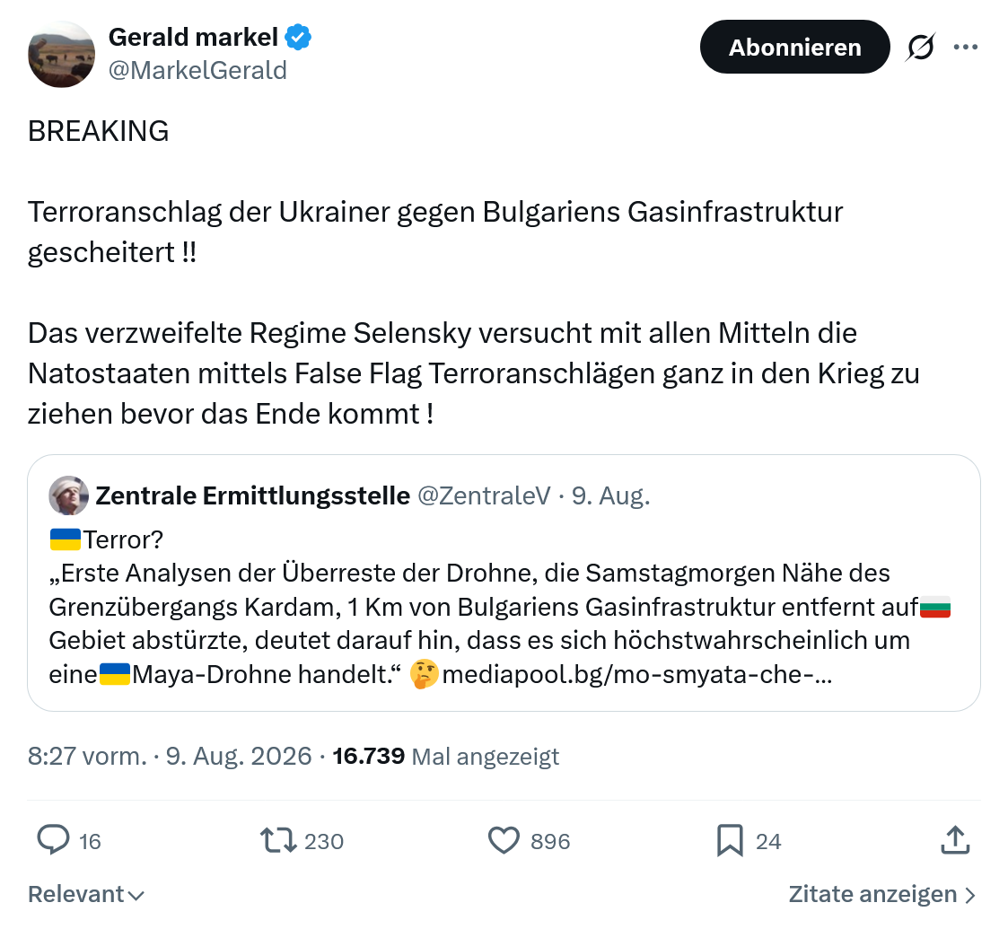 Gerald Markel: BREAKING...