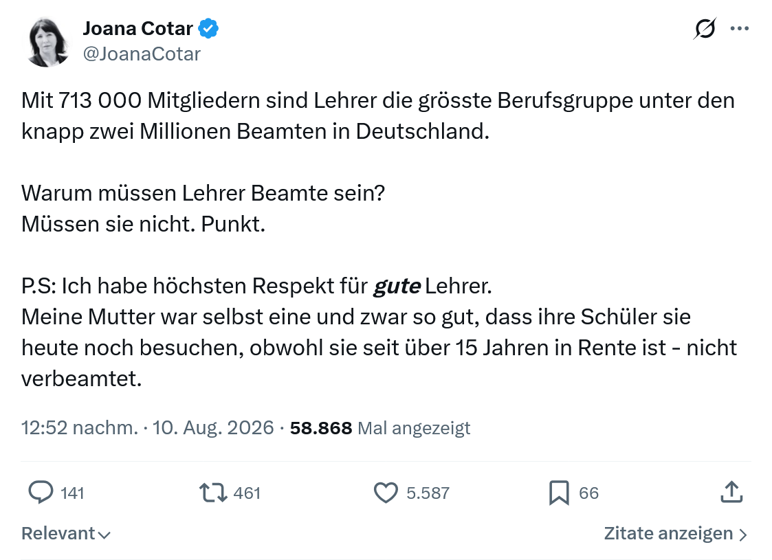 Joana Cotar: Mit 713 000 Mitgliedern...