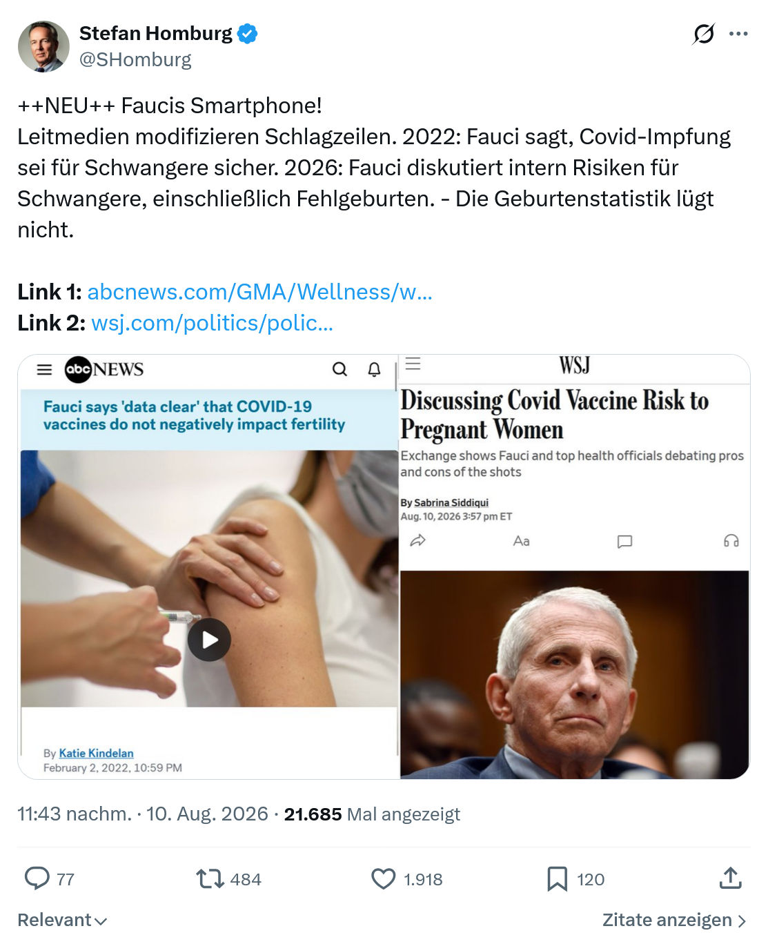 Stefan Homburg: NEU...
