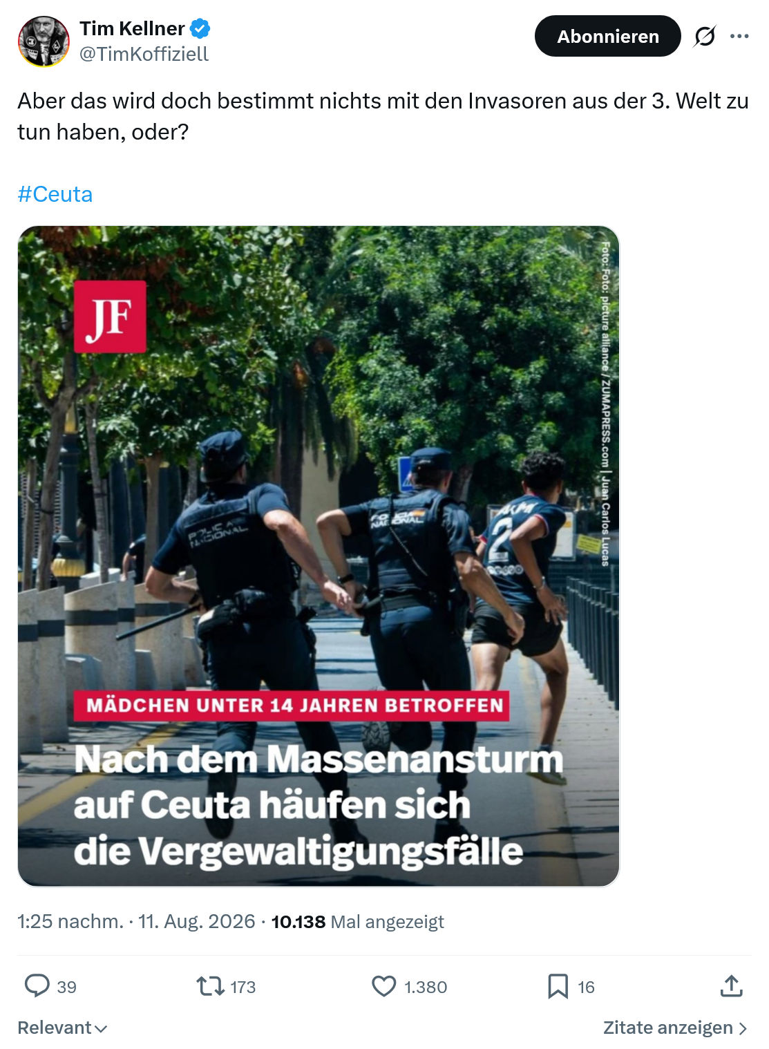 Tim Kellner: Aber das wird doch...