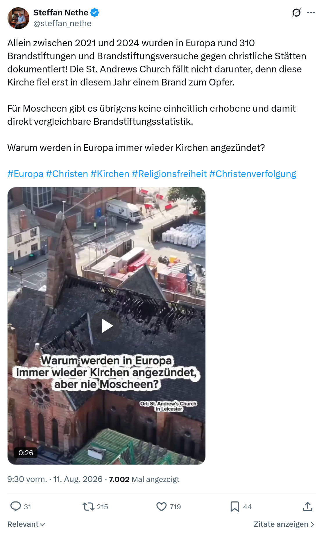 Steffan Nethe: Allein zwischen 2021...