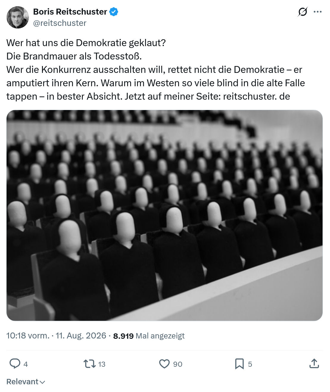 Boris Reitschuster: Wer hat uns die Demokratie geklaut...