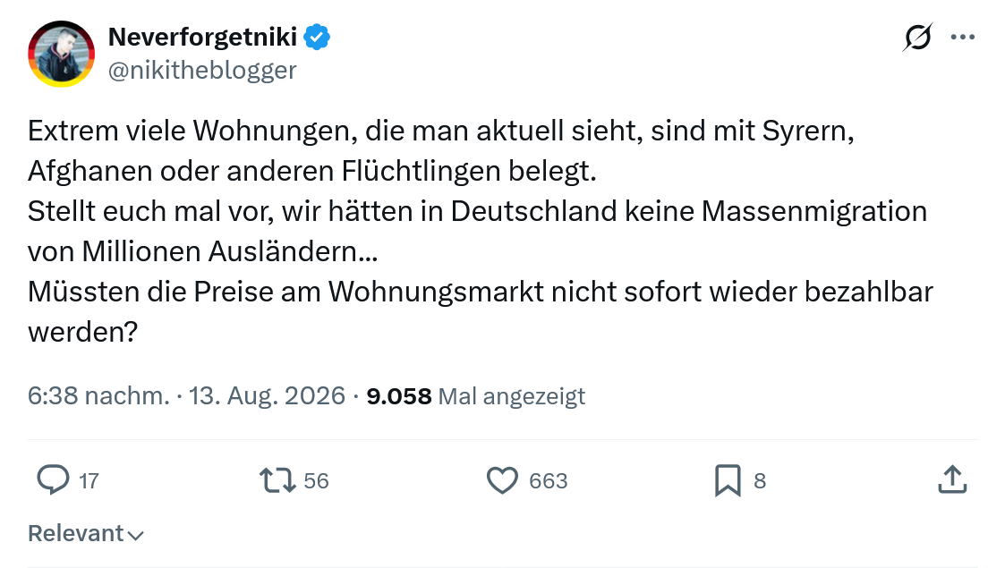 Neverforgetniki: Extrem viele Wohnungen...