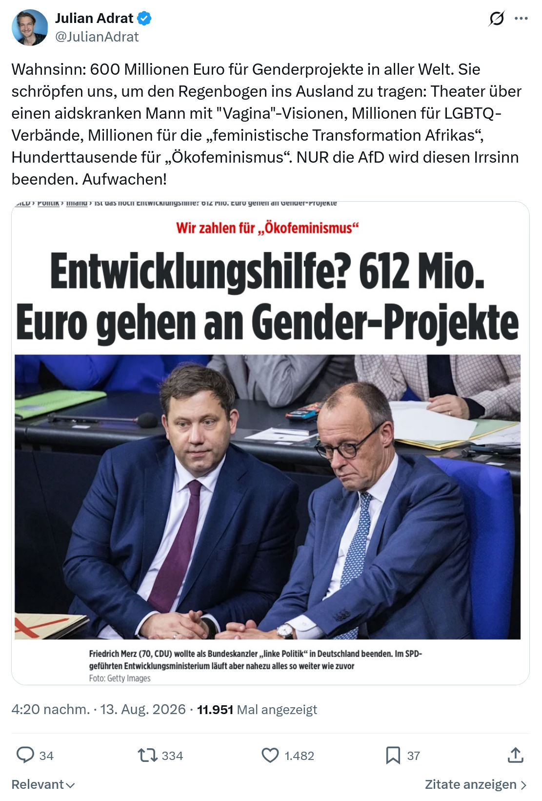 Julian Adrat: Wahnsinn...
