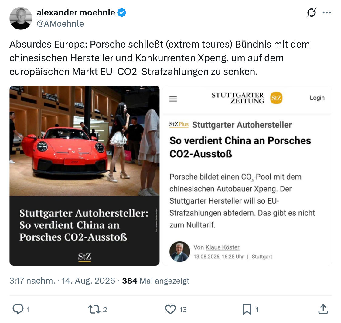 Alexander Moehnle: Absurdes Europa...