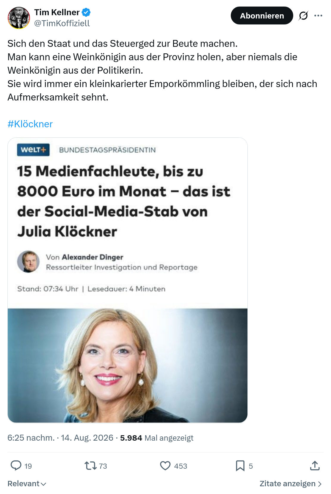 Tim Kellner: Sich den Staat und das Steuerged...