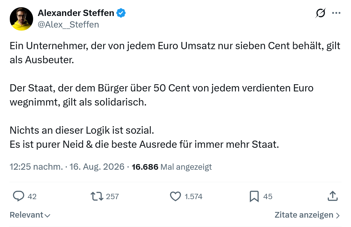 Alexander Steffen: Ein Unternehmer...
