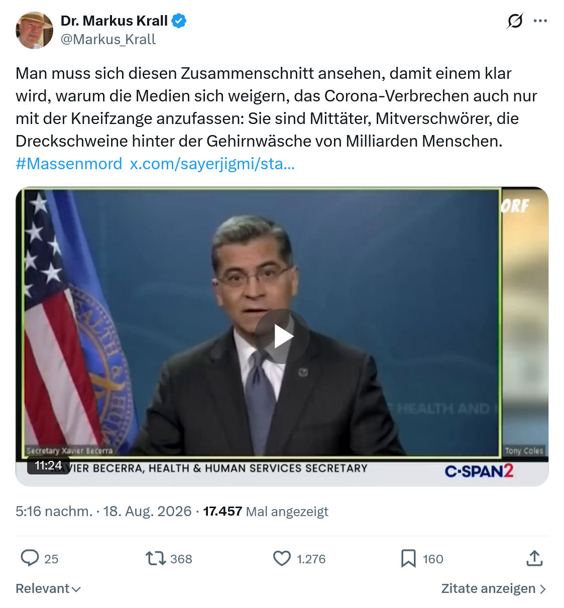 Markus Krall: Man muss sich diesen Zusammenschnitt...