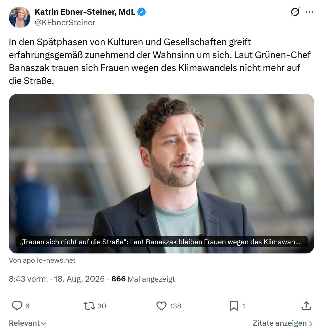 Katrin Ebner-Steiner: In den Spätphasen von Kulturen...