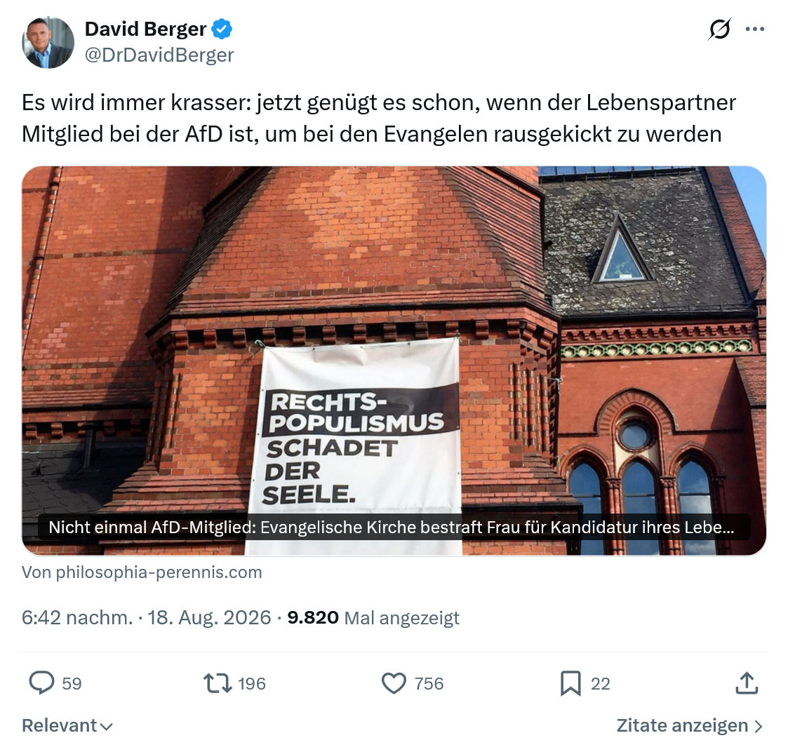 David Berger: Es wird immer krasser...