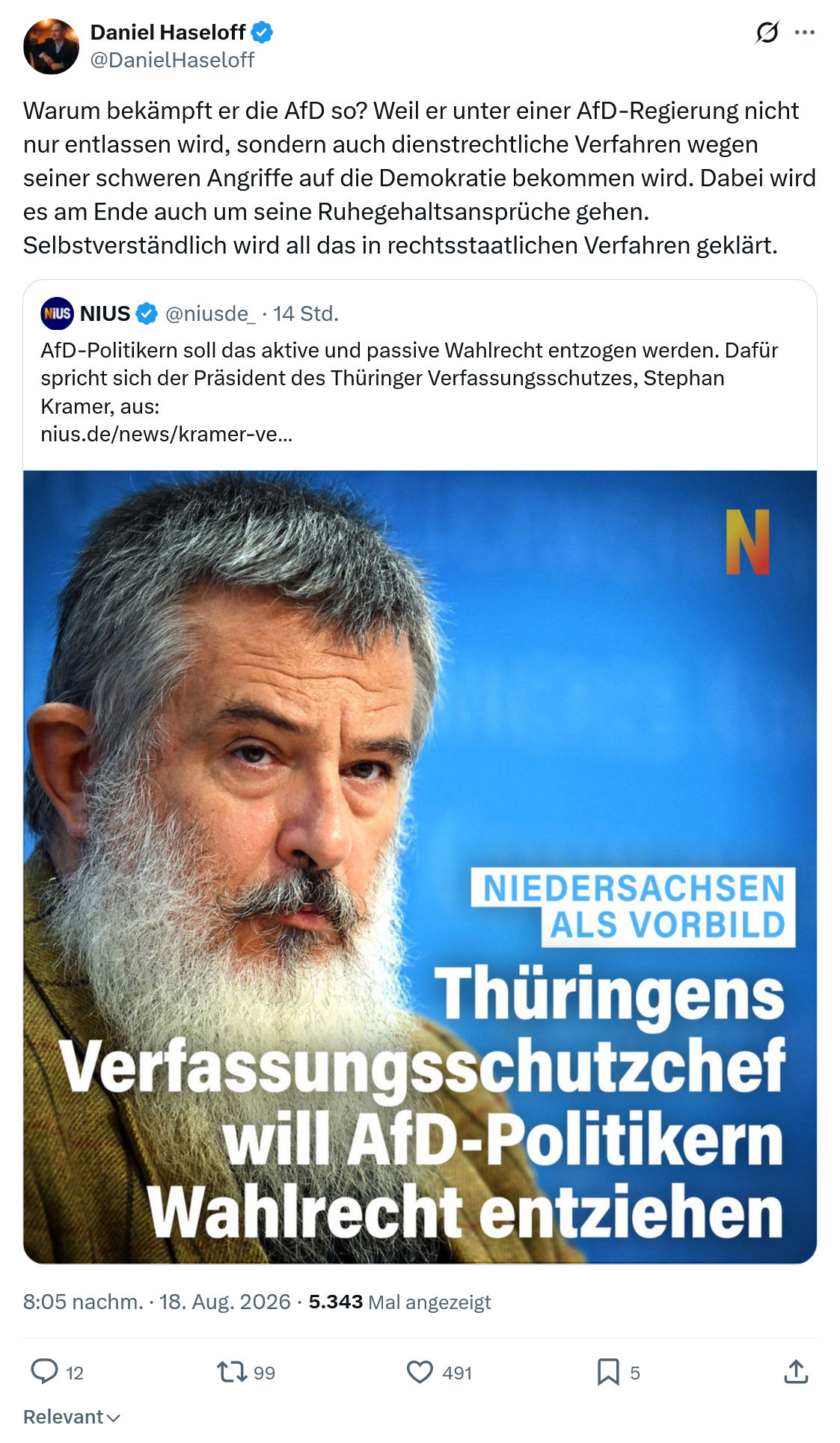 Daniel Haseloff: Warum bekämpft er die AfD so...