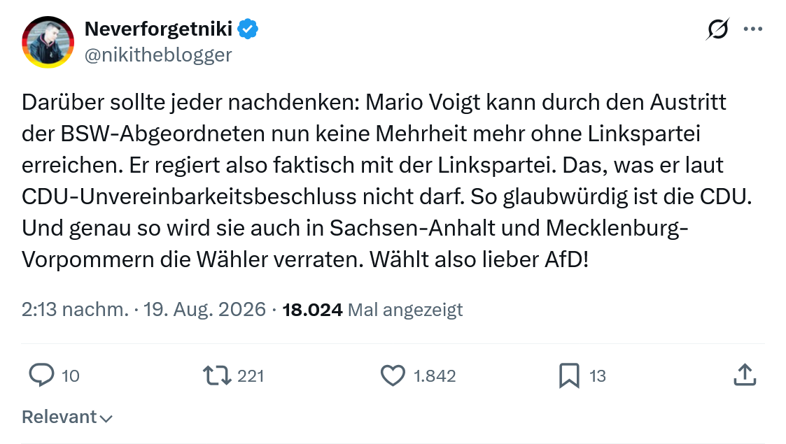 Neverforgetniki: Darüber sollte jeder nachdenken...