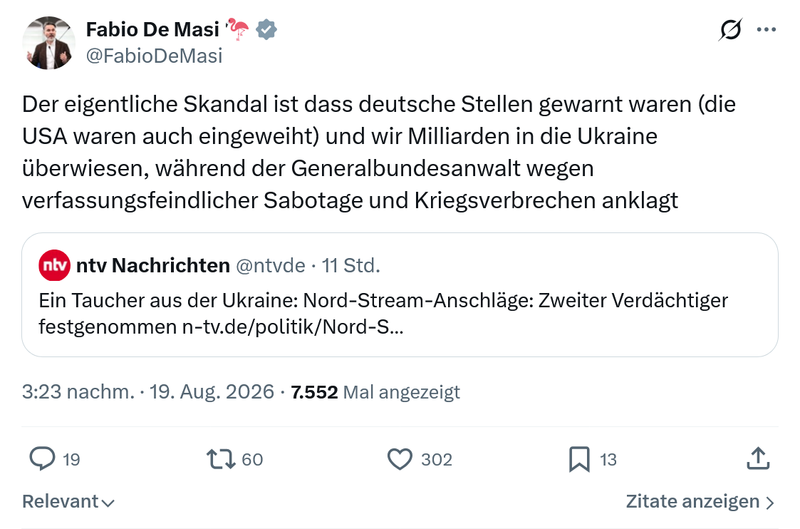 Fabio De Masi: Der eigentliche Skandal ist dass...