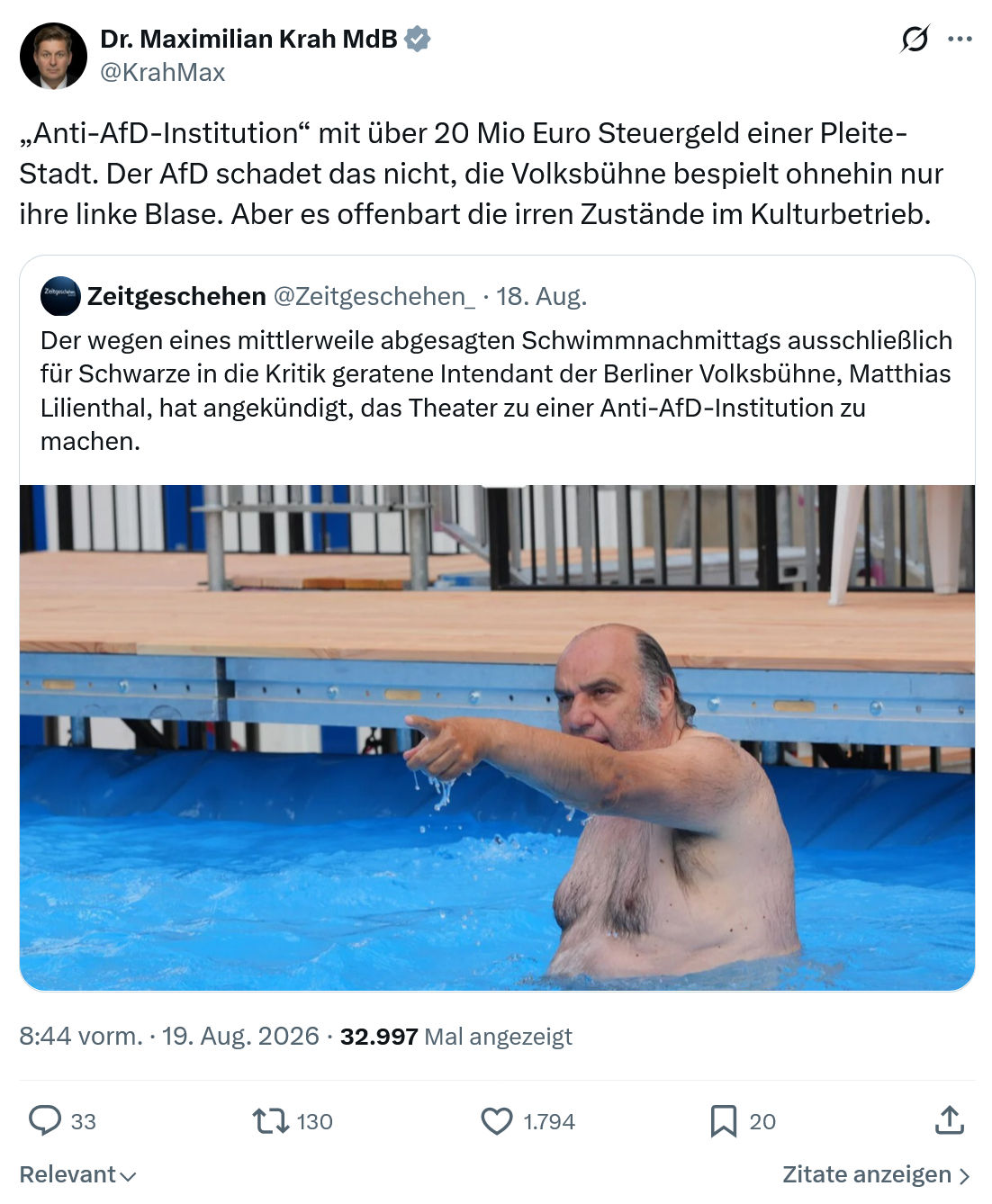 Maximilian Krah: „Anti-AfD-Institution“...